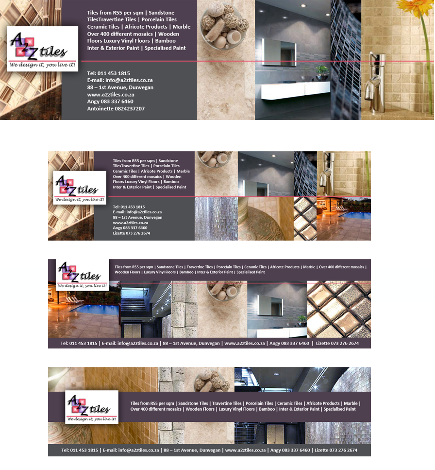 A2Z Tiles Advertisement